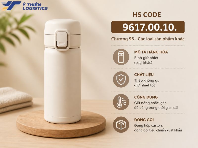nhập khẩu bình giữ nhiệt